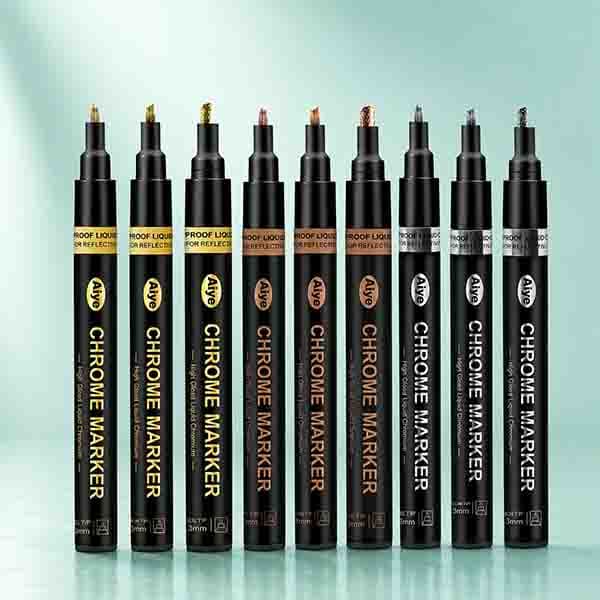Metallic Marker premium Chrome oil waterproof permanent