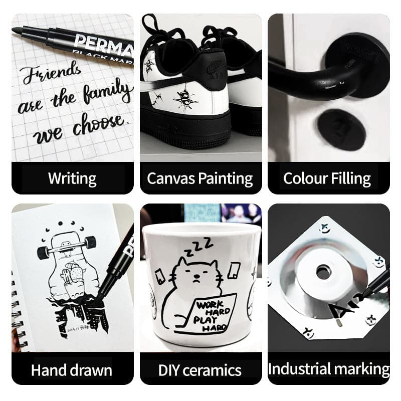 Permanent Marker Fast-drying Oil-based Marker Pen