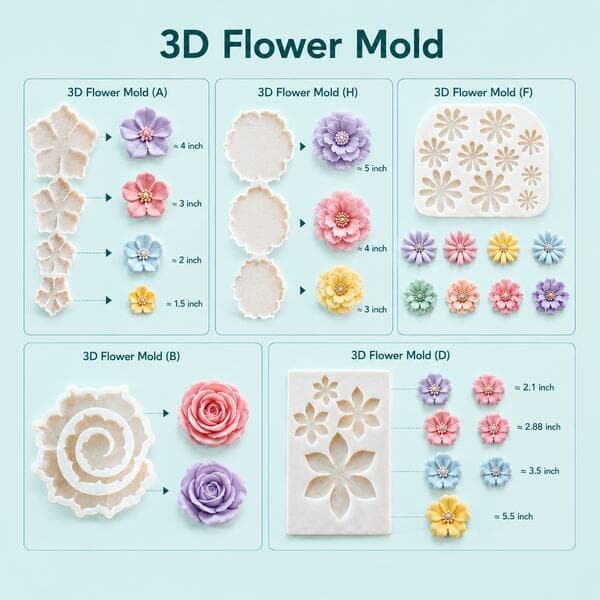 3D Flower Mould