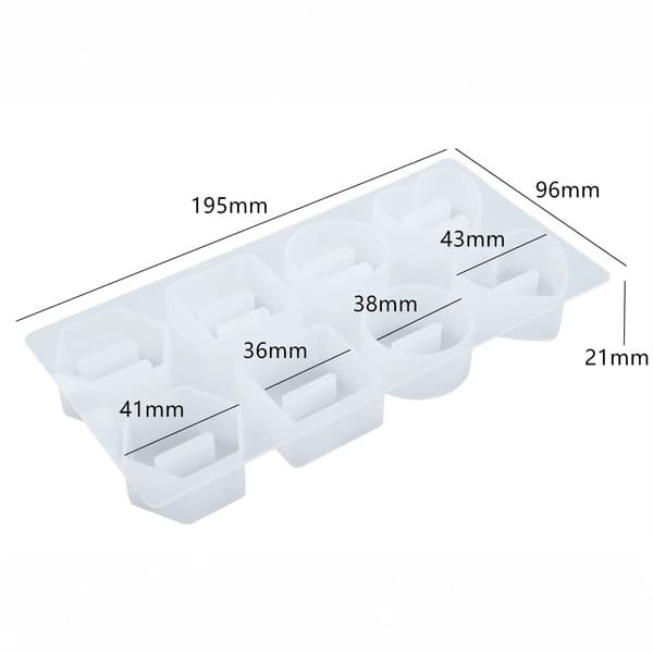 Resin Ring holder 8 shape ring holder mold