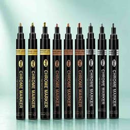 Metallic Marker premium Chrome oil waterproof permanent