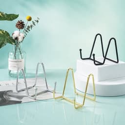 Metal display stand plate, frame holder