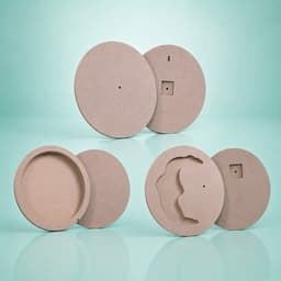 MDF Base Clock, MDF art base for DIY